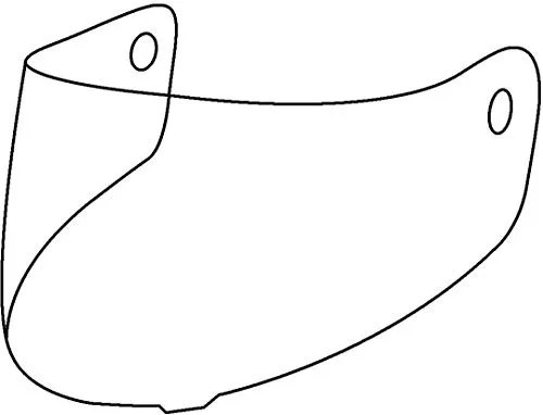 IXS 1100 Visier, klar, Einheitsgröße von iXS