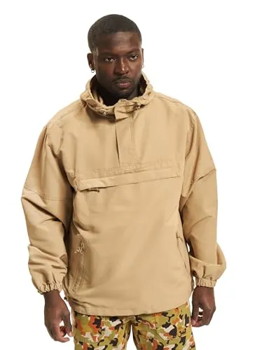 Brandit Summer Windbreaker XL in Camel - Funktionsjacke, wind- und wasserabweisend mit Mesh Innenfutter und praktischen Taschen - ideal für aktive Sommerabenteuer.