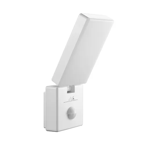 Wandleuchte Wandlampe Außenlampe LED Bewegungsmelder Weiß IP65 10W 800lm 4000K