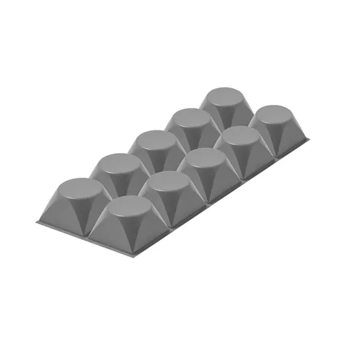 Wandpuffer - 10 Stück - 21x13mm selbstklebende Abstandshalter