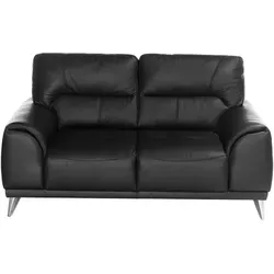 Mid.you 2-Sitzer-Sofa, Schwarz, Textil, 166x92x96 cm, Made in EU, Wohnzimmer, Sofas & Couches, Sofas, 2-Sitzer Sofas