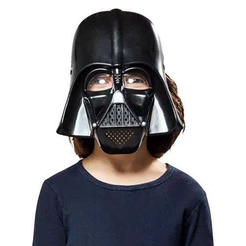 Rubie's Official Disney Star Wars Darth Vader-Maske für Kinder, Einheitsgröße, Schwarz Halloween