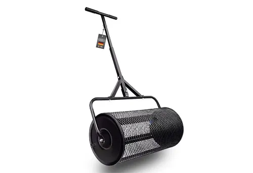 Grafner Streuwagen Rasenstreuer 68L - Streuwagen für gleichmäßiges Ausbringen von Saaten und Dünger, 60 cm Arbeitsbreite und 68 l Füllmenge, ideal für jeden Garten.