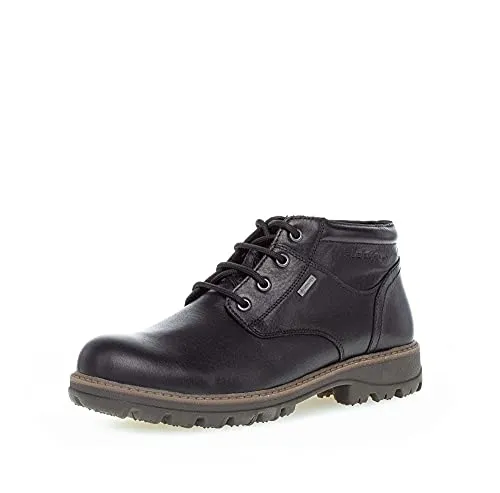 Pius Gabor Herren Boots,Stiefeletten,Gore-TEX,Extragrip,zertifiziertes Leder,Latex Wechselfußbett,uebergangsschuhe,Black,44.5 EU / 10 UK