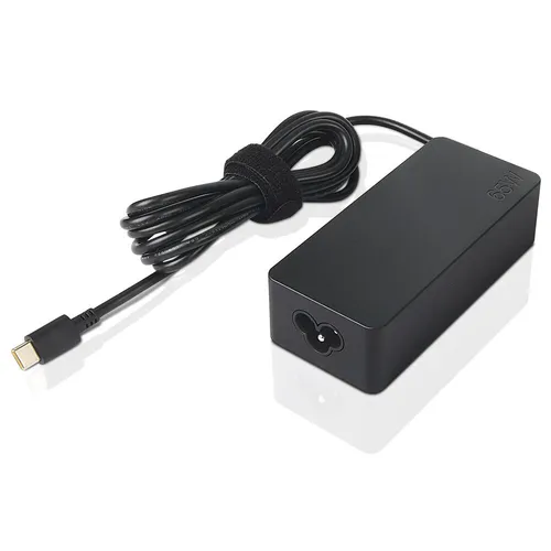 Lenovo 65W Standard USB-C Netzteil - Effizientes Ersatznetzteil mit Schutzkontakt für sichere Stromversorgung von Laptops