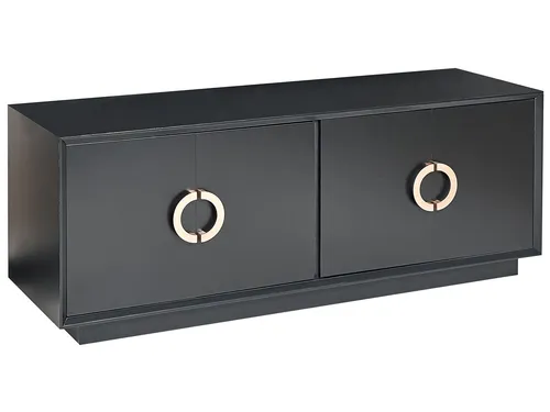 Schrank OXNARD Schwarz in gold von Beliani