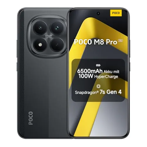 XIAOMI Poco M8 Pro 5G Smartphone – 8 GB RAM, 256 GB Speicher, 6,83