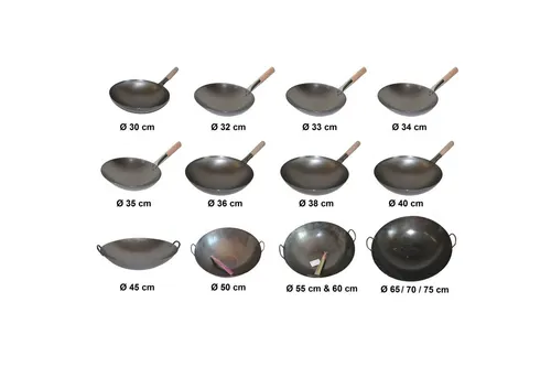 Wok Pfanne 30 cm Ø