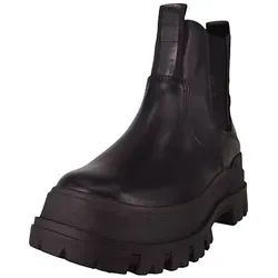 Buffalo Aspha Chelsea Buckle Stiefelette schwarz 37 - Wanderschuhe mit modischem Design und herausnehmbarem Foam Fussbett für optimalen Komfort und Unterstützung bei jedem Schritt.