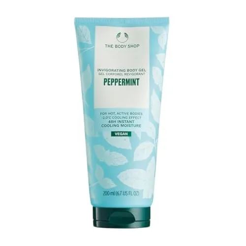 The Body Shop Peppermint Invigorating Body Gel 200 ml - Ganzkörperpflege mit erfrischender Pfefferminznote, revitalisiert die Haut und belebt die Sinne für ein belebendes Pflegeerlebnis.
