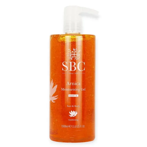 SBC Skincare Moisturising Gel ARNICA 1Liter in orange von SBC