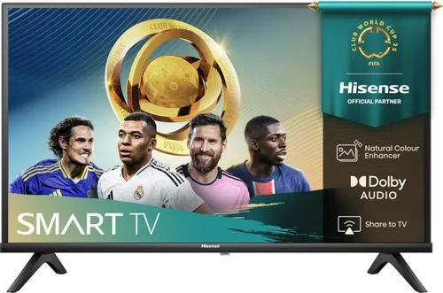 Hisense HD Smart-TV 81cm 32A4Q - HD Smart-TV mit 81cm Bildschirmdiagonale, HDR Technologie und ultra-niedriger Eingabeverzögerung von nur 20 ms – ideal für Gaming und Streaming.