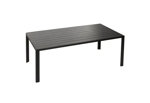 PROREGAL® Gartentisch Alu-Esstisch 73x180x80cm wetterfest Anthrazit Bistrotisch Gartentisch
