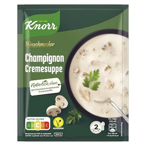 Knorr Feinschmecker Suppe Champignon 16x 45 g von Knorr