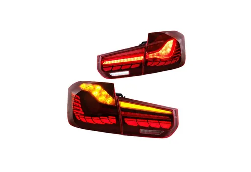 LLCTOOLS Rückleuchte für BMW F30/F35/F80 M3 - Voll LED Rückleuchte mit dynamischem Blinker und Lichtanimation, passend für BMW 3er Limousine (10/2011-06/2019), ideal für optimale Sichtbarkeit und Sicherheit.