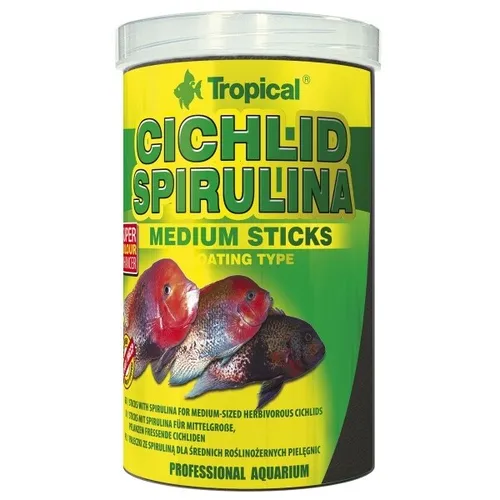 Tropical Cichlid Spirulina Medium Sticks von Tropical