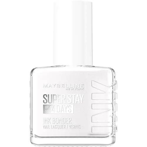 Maybelline New York Super Stay Ink Bonder Nagellack 077 Pearly White – langanhaltender Nagellack für starke Nägel und intensive Farbe, 12.3 ml