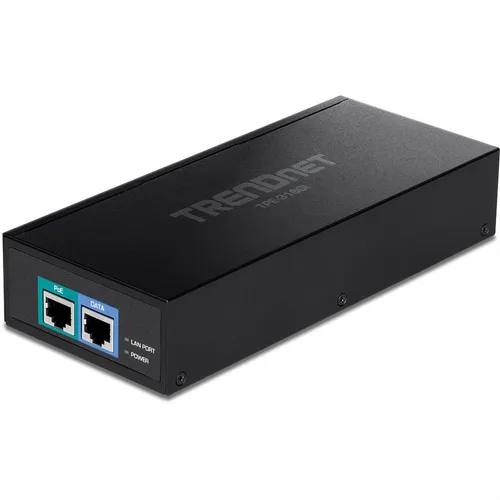 TRENDnet 10G PoE++ Injector TPE-319GI - Switch - 90 Watt Power Injector für zuverlässige PoE++ Stromversorgung, ideal für die Verbindung von Netzwerkgeräten ohne zusätzliche Stromquelle.