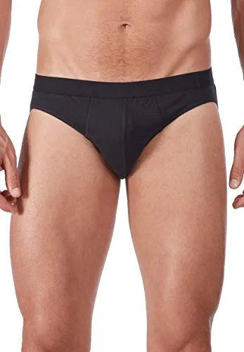 HUBER Herren Mike Brasil Slip 2er Pack - Herren-Slips im Doppelpack aus bequemer Baumwoll-Elasthan-Qualität, superweich und formbeständig, ideal für optimale Bewegungsfreiheit und hohen Tragekomfort.