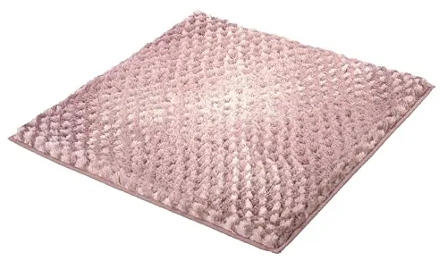 Kleine Wolke Badteppich Cory Old Rose 60x60 cm - Flauschiger Badteppich in eleganten Farbabstufungen, 100% Polyester, schnell trocknend und maschinenwaschbar – ideal für ein stilvolles Badezimmer.
