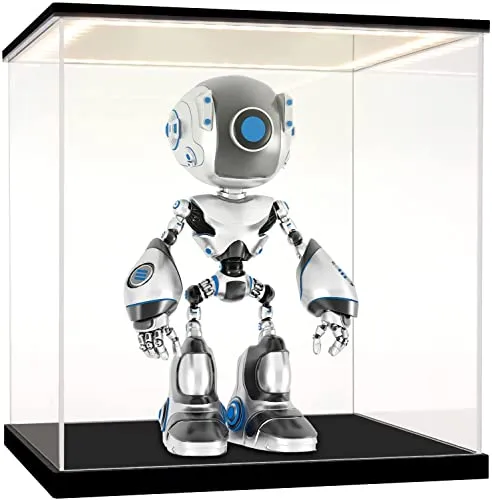 Acryl Vitrine / Schaukasten / Display Case für Modellautos, Figuren | mit LED Beleuchtung (15x15x15 cm)