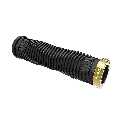 T.One T-One Herren DNA Lenkergriffe, schwarz/Gold, One-Size