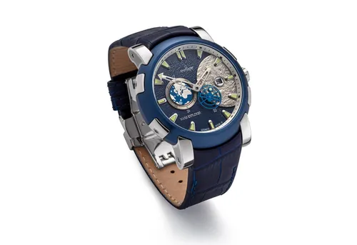 Kronsegler Automatikuhr Mars Exlorer Herrenuhr Automatik mit Saphirglas, Lederband, limitierte Edition
