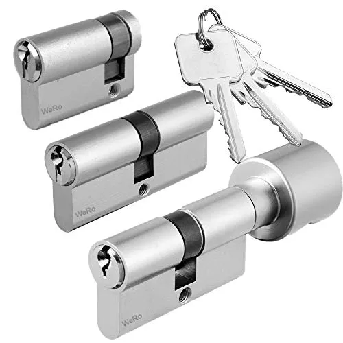 Schließzylinder für gleichschließendes SET/Längen frei kombinierbar Doppelzylinder A:35mm B:70mm