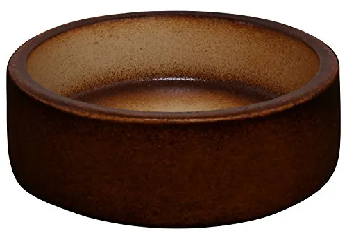 K&K Bonsaischale/Pflanzschale braun 15x5cm (Volumen: 500 ml) Outdoor geeignet, vollglasiert aus Schwerer Steinzeug-Keramik (5 Jahre Garantie)