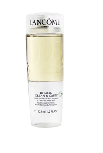 Lancôme Bi Facil Yeux Clean& Care Augen-Make-Up-Entferner 125 ml - Augen Make-Up Entferner, sanfte und effektive Abschminklösung mit 95% natürlichen Inhaltsstoffen, ideal für empfindliche Augen und wasserfestes Make-up.