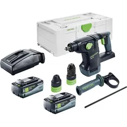 Festool KHC 18 EB-Basic Kombihammer 18 V mit 2 Akkus