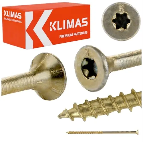 Holzbauschrauben Konstruktionsschrauben Senkkopfschrau 8x180-50 St.