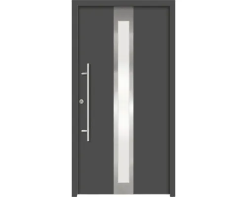 Produktbild Splendoor Haustür ATHENE Aluminium 1100x2100 mm Anthrazitgrau DIN Links (nach in