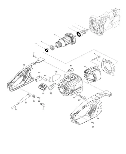 Makita UC4551A Kettensäge - Elektrische Kettensäge mit 2000 W Leistung und 45 cm Schnittlänge. Leicht und handlich mit nur 5,7 kg, ideal für präzise Schneidarbeiten im Garten.
