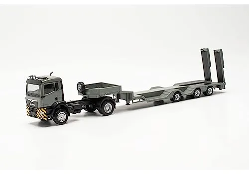 Herpa LKW Modell Man TGS NN 4x4 Allrounder-Sattelzug, Miniatur im Maßstab 1:87, Modell LKW für Diorama, Sammlerstück, Miniaturmodelle, Made in Germany, Kunststoff