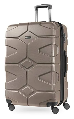 HAUPTSTADTKOFFER - X-Kölln Hartschalen-Koffer 76 cm - Klassischer Hartschalenkoffer mit 120 Litern Volumen, TSA-Zahlenschloss und erweiterbarem Platz für Souvenirs. Ideal für Langzeitreisen und internationale Abenteuer.