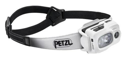 Petzl Stirnlampe Swift RL LED - 1.100 Lumen, USB aufladbar, ideal für Bergsteigen und Trailrunning mit Reactive-Lighting Lichtsensor