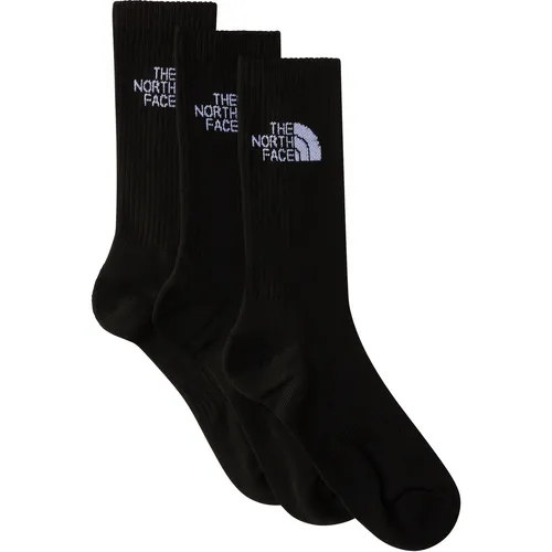 The North Face Cush Crew 3er Pack Socken (Größe 35 , schwarz)
