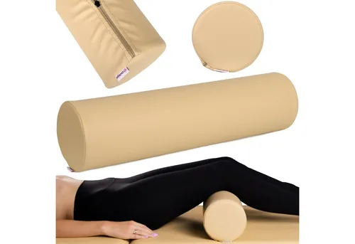 Habys Massageliege Vollrolle Knierolle Lagerungsrolle für Behandlungsliege 15 x 60cm Yoga