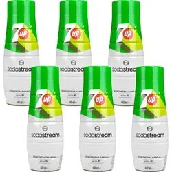 7UP Sirup für SodaStream 440ml 6er Pack – Zuckerarm von SodaStream