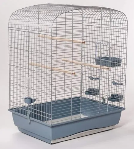 Produktbild Ollesch Vogelkäfig Elena Chrom grau