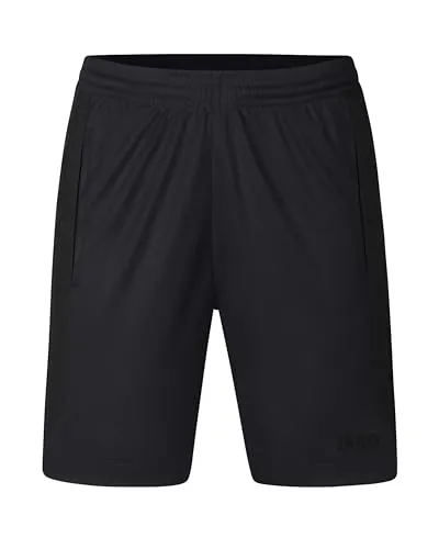 JAKO Power Short Damen schwarz, 40 - Sportliche Shorts für Damen mit weitem Beinabschluss, ideal für Training und Freizeit, ausgestattet mit praktischem Kordelzug für optimalen Sitz.