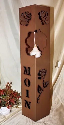 Rost Säule RS118 Gartensäule Blumensäule Rostsäule Rost Deko Gartendeko