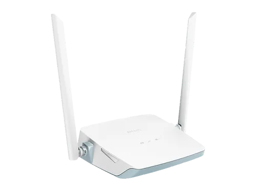 D-Link R03 Router Wi-Fi Smart N300 - Router für zuverlässige N300-Wi-Fi-Verbindung mit WPA3-Sicherheit und EAGLE PRO AI-Technologie für optimierte Leistung und Schutz in Ihrem Heimnetzwerk.