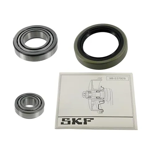 SKF Radlagersatz mit Wellendichtring VKBA 756 Position Vorderachse Höhe 97mm Länge 95mm Breite 64mm - OE Qualität