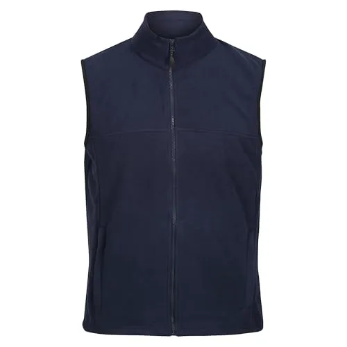 Regatta Herren-Weste Haber Medium Dunkles Marineblau - Herren-Westen mit verstellbarem Gummisaum und 2 Reißverschlusstaschen, ideal für aktive Outdoor-Abenteuer.