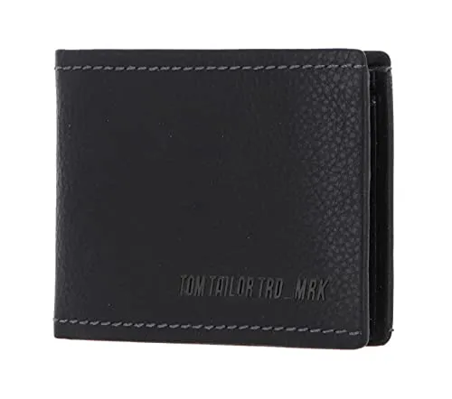 TOM TAILOR - Menswear DIEGO Herren Geldbörse one size, black, 8x2x9,5