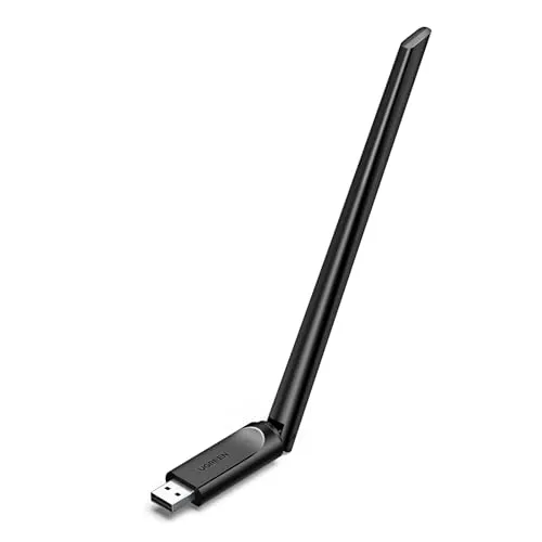 UGREEN WLAN Stick AX900 - WiFi 6 Adapter für PC mit Antenne - Sonstiges Handyzubehör mit beeindruckenden Geschwindigkeiten von bis zu 600 Mbps und flexibler 6dBi Antenne für optimale Signalstärke und Reichweite.