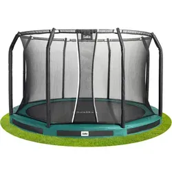 Salta Trampolin Premium Ground ø 251 cm Grün in grün von Salta