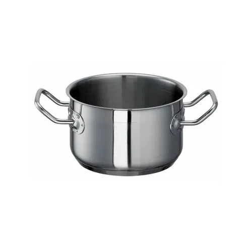 GastroSUS Bratentopf Chef, Edelstahl, 16 cm - Hochwertiger Kochtopf aus rostfreiem Edelstahl mit energieeffizientem Aluminiumkapselboden, ideal für alle Herdarten und backofengeeignet.